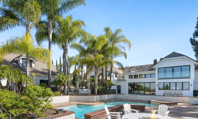 Laguna Hills House | Grand hillside estate with private pool, spa