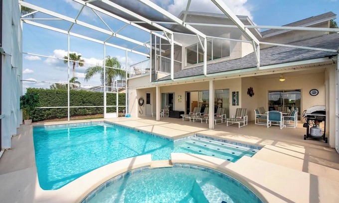 West Haven House | Grand Panoramic 5BR Pool Home near Disney Parks