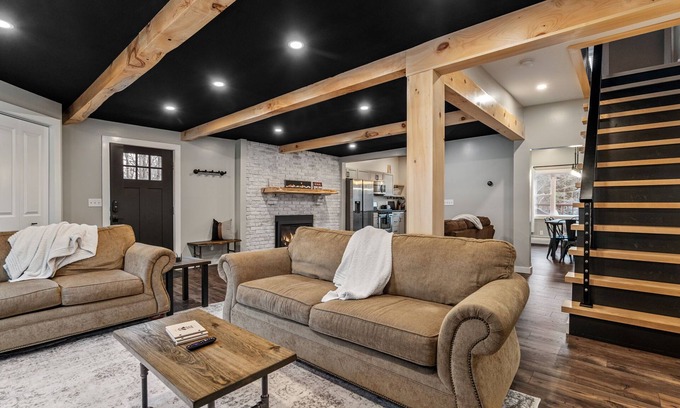 North Lake George House | Graphite MTN Retreat - .75 mi to Hague Beach, access to Hague Brook, EV charger