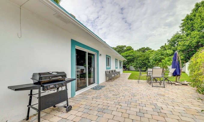 Pompano Beach House | Great for Snowbirds! Pompano Beach Home w/Patio