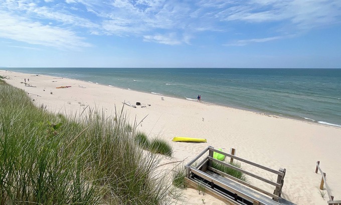 Shelby House | Great Lakes Villa with Private Shared Beach Access