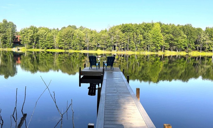 Woodruff House | Great location! Direct UTV/ATV and snowmobile trail access. Private lake/pier.
