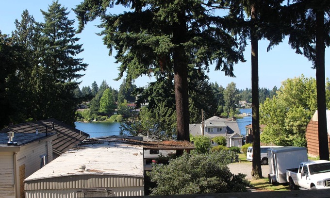 SeaTac Condo | Great space + view near Seatac Airport and Light rail