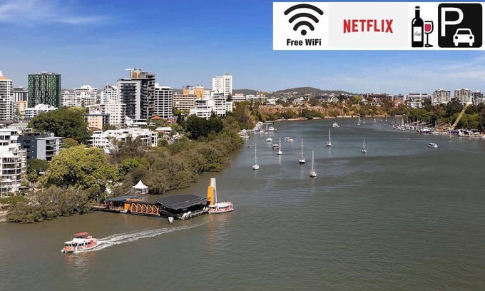 Brisbane Central Business District Apartment | Great Views|Spacious High Floor Family Apartment