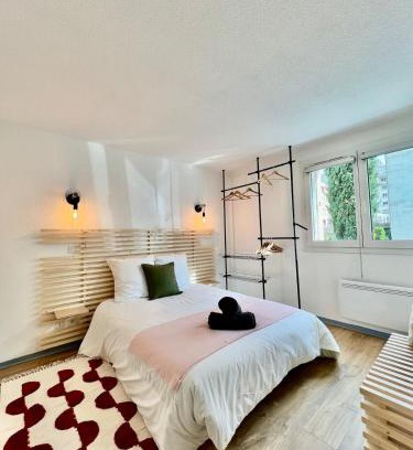 Ile Verte Apartment | Grenoble, Ile Verte, charme, terrasse et calme