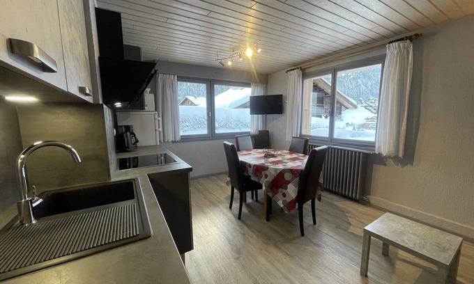 La Clusaz Apartment | Grotte aux Fées D - Apartment on the slopes, near the village 6 pers.