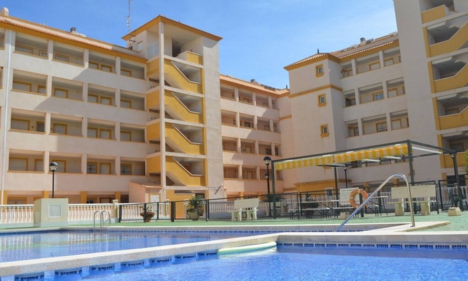 Mar de Cristal Apartment | Ground floor apartment with large patio, communal pool