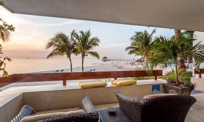 Costa Maya Condo | Ground Floor Corner Unit Directly on the Beach