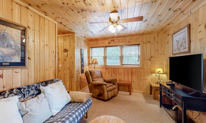 Greenville Cabin | Ground-floor gem with privately shared dock on Moosehead Lake - dog friendly