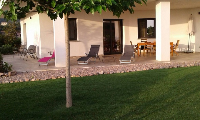 Molini Apartment | Ground floor of villa with sea view
