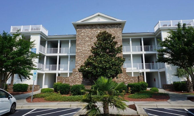 Sea Trail Condo | Ground Floor Unit Champions at Sea Trail Villa Close to beach and golf