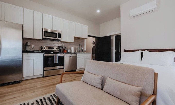 The Gate Apartment | Ground-Level Smart-Lock Studio · Walk to SSM-SLU Hospital · Free Street Parking