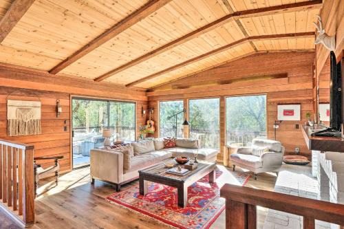Groveland House | Groveland Cabin with Outdoor Perks and Game Room