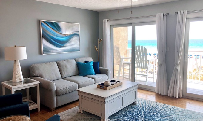 Fort Walton Beach Condo | *GULF FRONT CONDO* Gorgeous Ocean Views* Island Sands 307 w/beach service