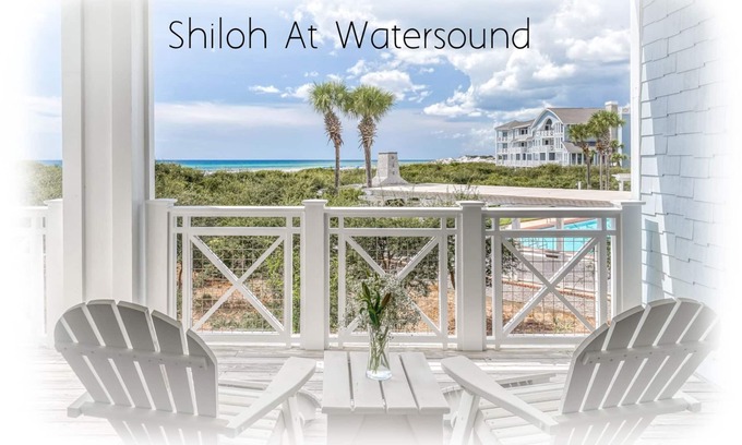 WaterSound Beach Condo | GULF FRONT, PRIVATE BEACH, Pool, Beach Set Up included Mar-Oct!