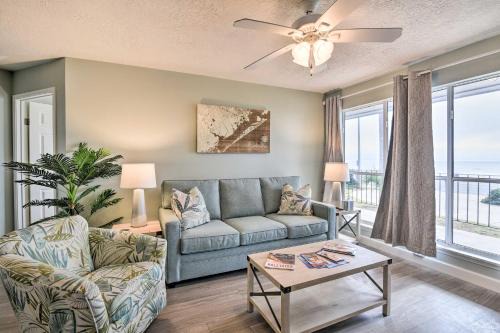 Galveston Apartment | Gulf Views and Patio Lovely Galveston Condo!