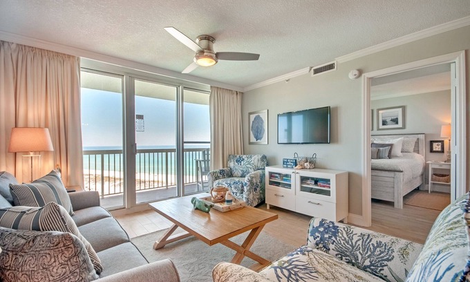 Destin Condo | Gulf Views-Dolphin Sightings! Destin Beachfront Property-2BR/2BA condo sleeps 6