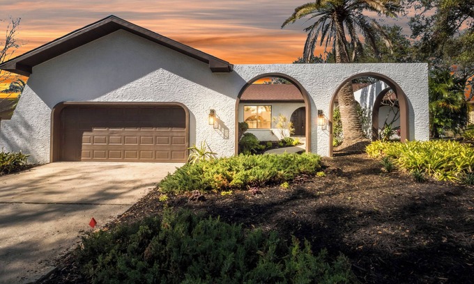 Palm Harbor House | Gulfside Serenity Stay Spanish Oasis w/Pool & Near the Beaches