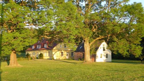 Gingst Apartment | Gut-Rattelvitz-Galerie-F-hochwertig-Sauna-Kamin-eTankstelle-Spielscheune-15-000qm-Park-Land