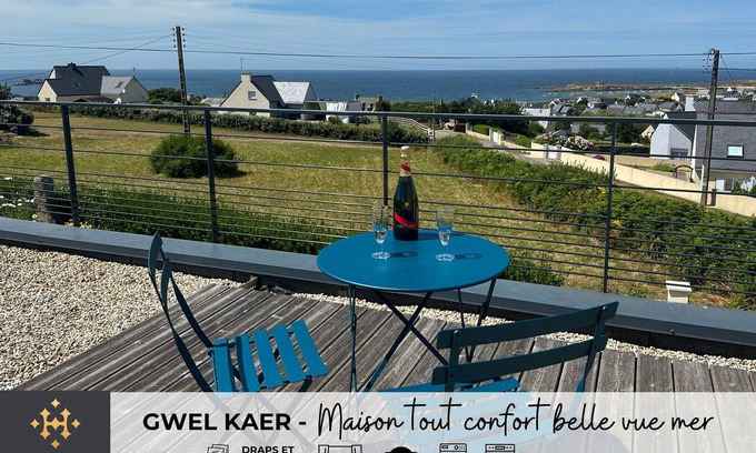Plouarzel House | GWEL KAER - Comfortable house with pretty sea view