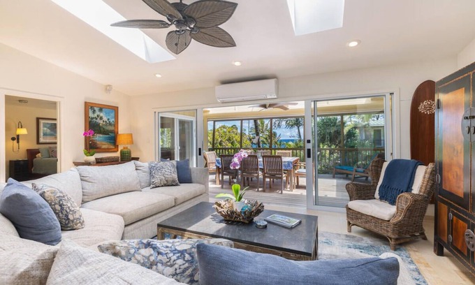 Wainiha House | Hale Hina, Upgraded Hawaiian Luxury Home TVNC #1297