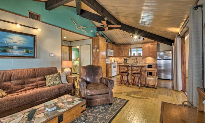Galveston House | half Mi to Beach Canal-Front Galveston Home!