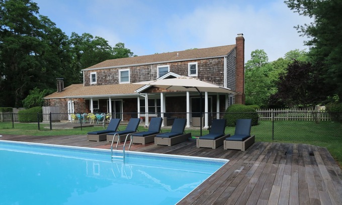 Remsenburg House | HAMPTONS LIVING! Heated Pool, Tennis, Close to Beach