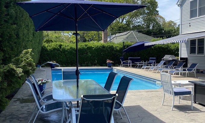 Hampton Bays House | Hamptons Oasis with Heated Pool