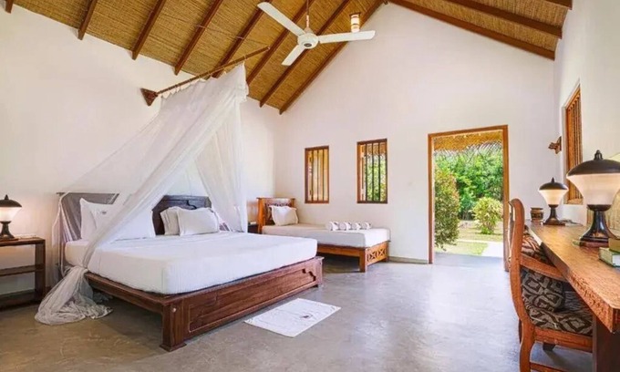 Kosgoda Bed & Breakfast | Happy Man Village - Deluxe Triple Room - 4