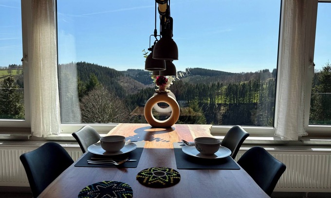 Monschau Apartment | Haus Panoramablick-FeWo 1/stylish apartment with breathtaking views