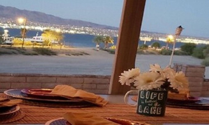 Lake Havasu City House | Havasu Landing Heaven near Casino w/Panoramic Lake & City Views, Sleeps 8