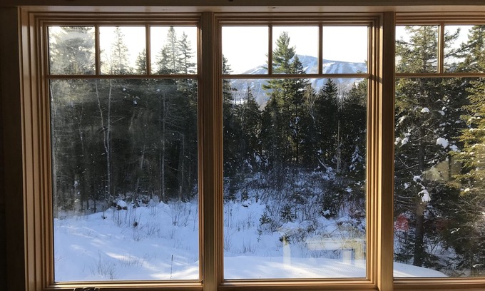 Carrabassett Valley Apartment | Head straight onto the bike trails from your driveway - no car needed!