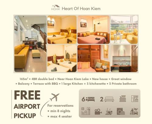 Hang Bai House | Heart Of Hoan Kiem RARE 4BR large cozy private house center max 14pax FREE laundry
