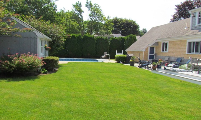 Falmouth House | Heated Pool and close to downtown Falmouth and Surf Drive Beach