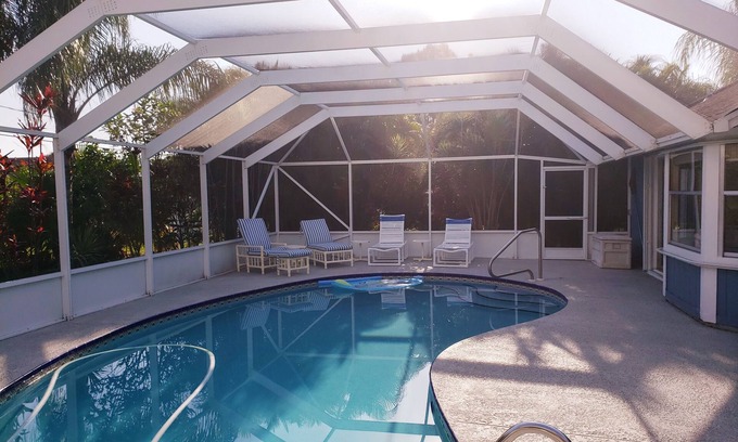 Port Saint Lucie House | Heated Pool Home with Private Landscaping