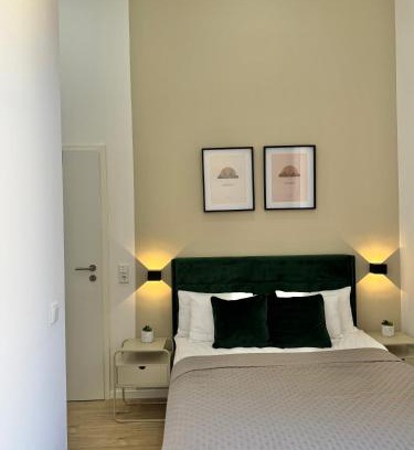 Oberbilk Apartment | Heaven Homes - Doppelzimmer mit eigenem Bad