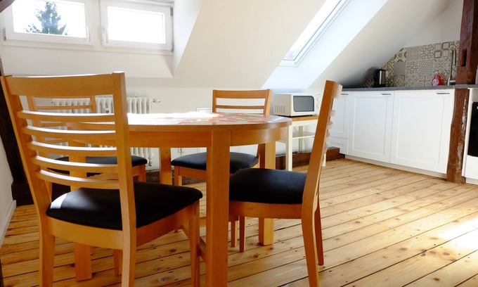 Weststadt Apartment | heidel-home 2Room Studio: central villa from 1926 for singles/groups/family