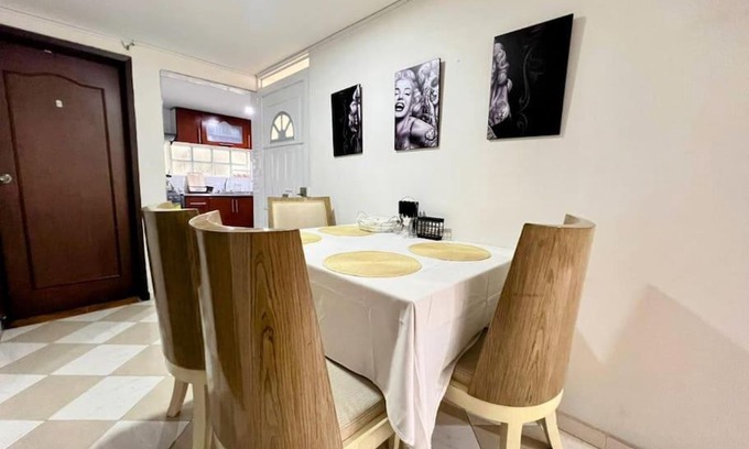Puente Aranda Apartment | Hermoso apartamento acogedor-cocina wi-fi 500MB