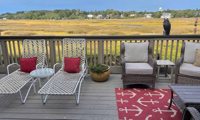 Litchfield by the Sea Condo | Heron Marsh 18 Nature View, Pool, Beach, Tennis