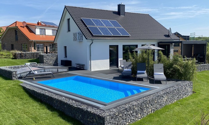 Hohwacht House | ★ hey BEACHVILLA ★ 5star design vacation home ★ Pool ★ Sauna ★ Air conditioning