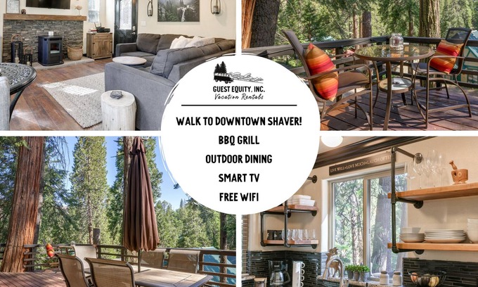 West Village Cabin | Hibernation Station- Walk to town, hike to lake!