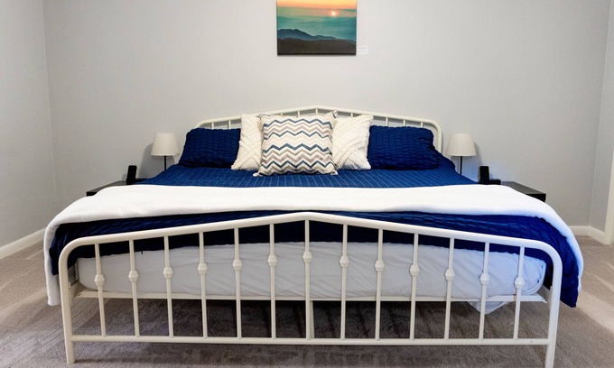 Candler Apartment | Hidden Gem w/Full kitchen, fast wifi, workspace and firepit