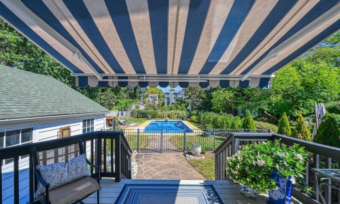 Eastport House | High-end Eastport home with private pool, hot tub, grill & off-street parking