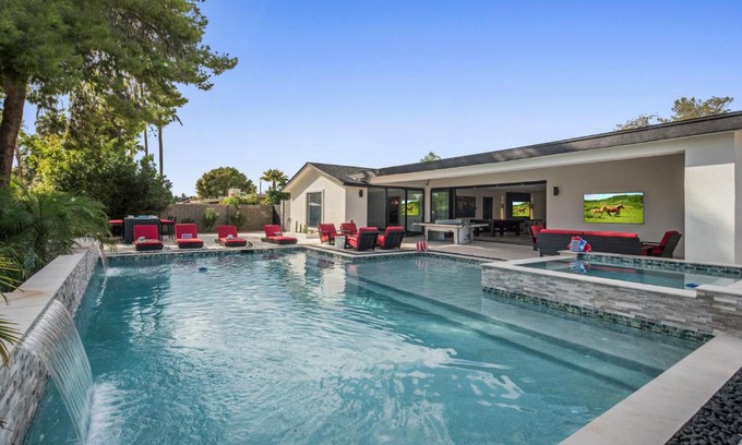 Paradise Valley Village House | High End Private Resort with Pickleball Bball Putt Putt Pool Spa More