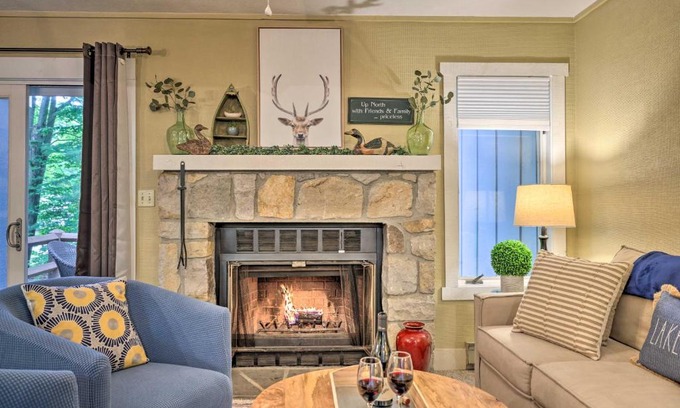 White Haven House | Hike, Fish and Boat Lake Harmony Retreat with Deck