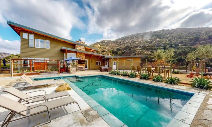 Simi Valley House | Hilltop Santa Susana House with Pool, Spa, BBQ, Pool Table, Fire Pit