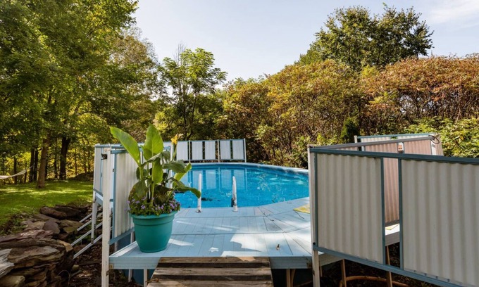 Hobart House | Historic Catskills 4 bdrm w/Pool & River Access!