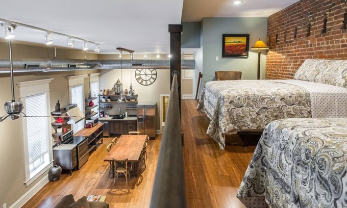 New Albany Apartment | Historic Downtown Loft Apartment