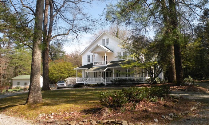Flat Rock House | Historic home with great porch and plenty of room for your whole crew!