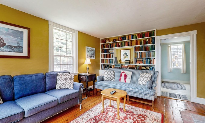 Trevett Cottage | Historic riverfront home with boathouse & private dock - dogs OK